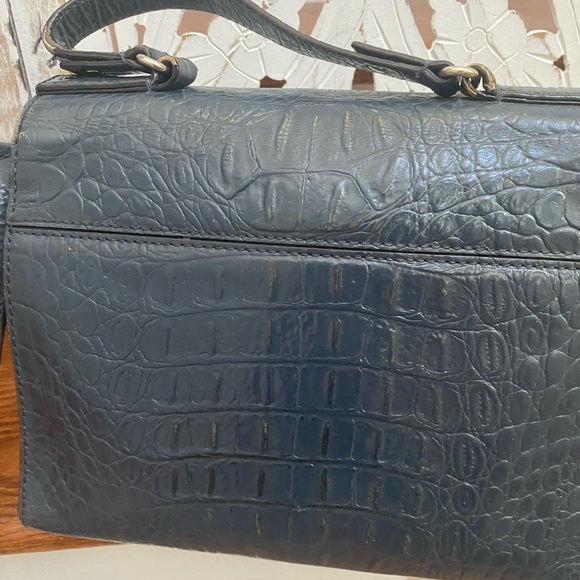 Kate Spade Navy Crocodile Embossed Crossbody Bag - Picture 7 of 9